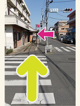 久米川駅から徒歩の場合の道順7